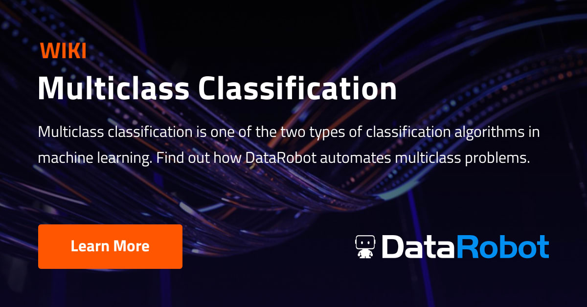 Multiclass classification algorithms discount